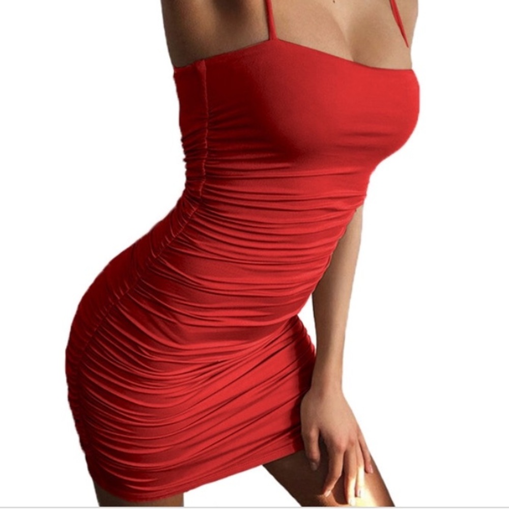 Express hot red short dress